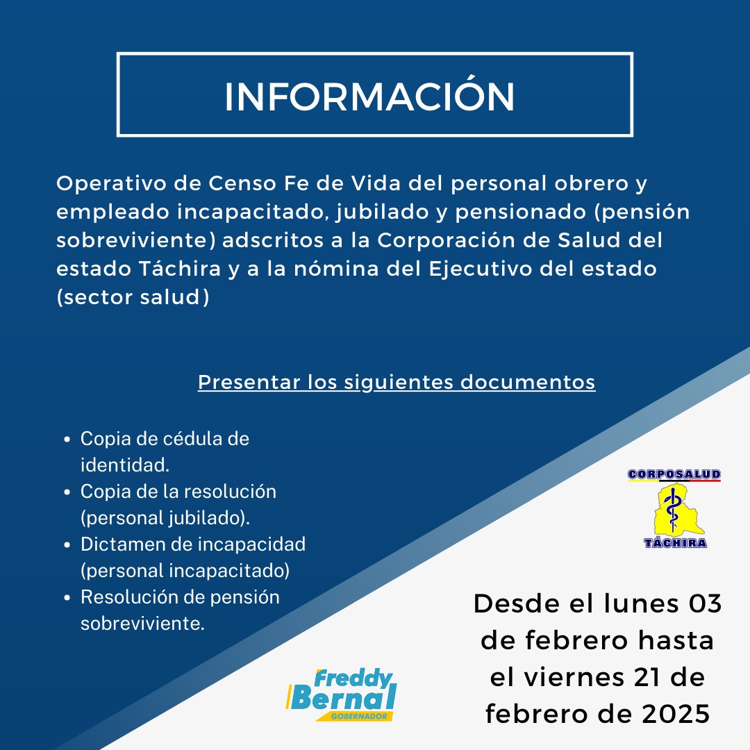 fe de vida Corposalud